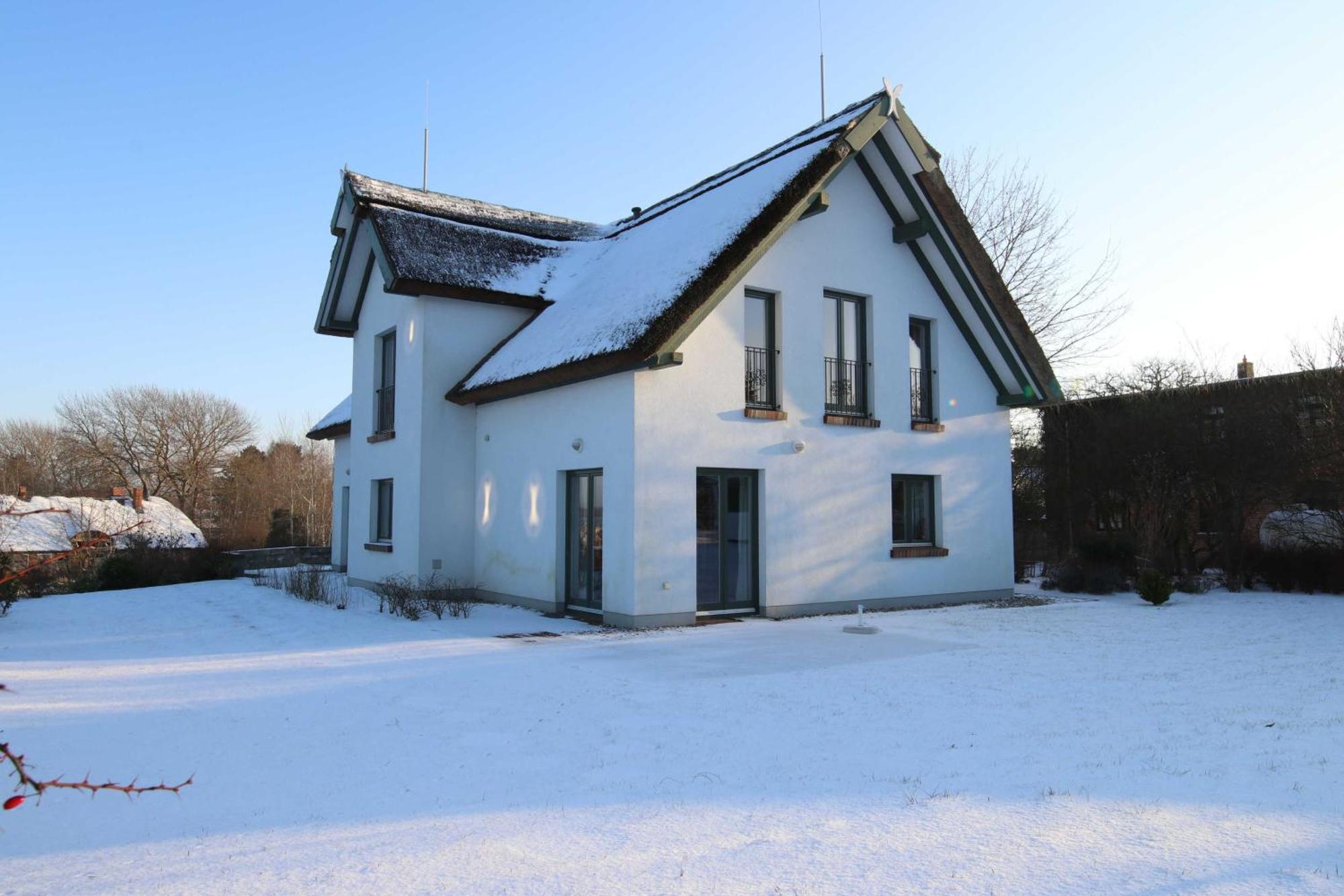 Reetdachhaus im Fischerdorf Freest Exterior foto